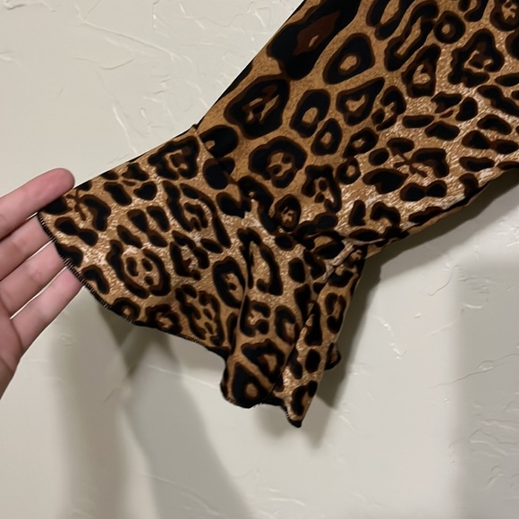 Cheetah Print Midi Dress - Picture 4 of 4